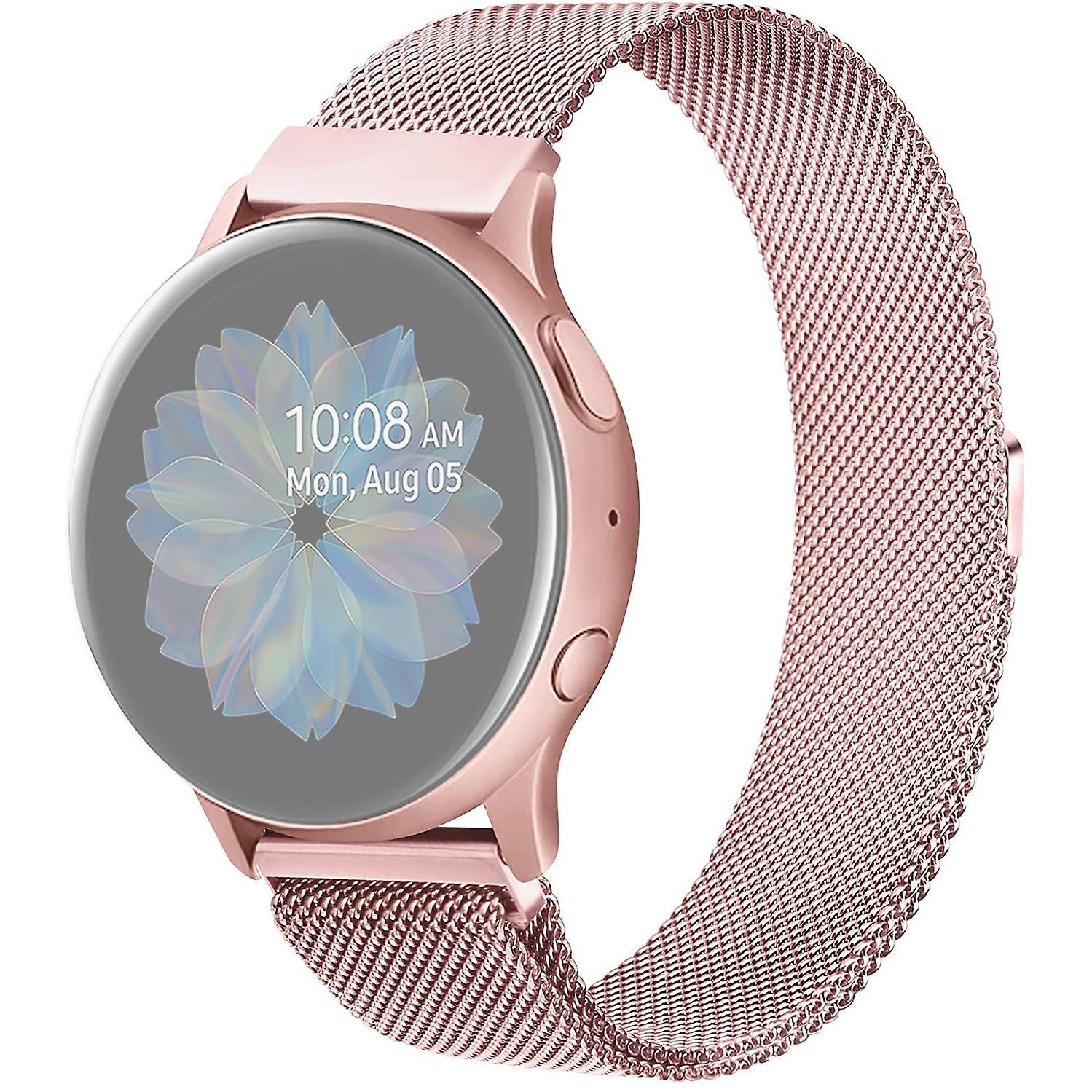 JLT Magnetic Absorption Design Smart Watch Band 22mm Mesh Strap for Samsung Galaxy Watch 3 45mm,etc.