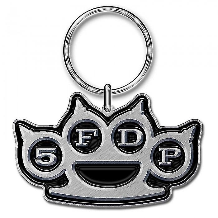 Five Finger Death Punch Infill Logo Enamel Keyring