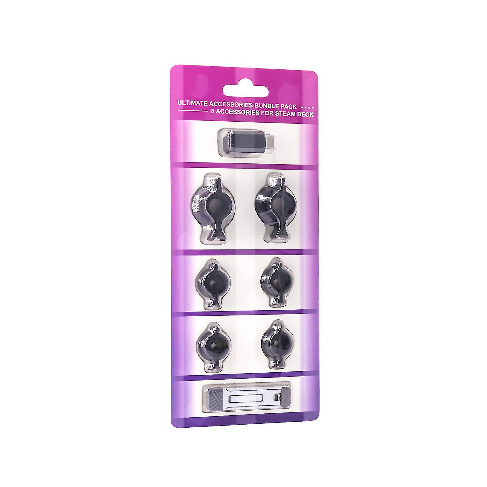 1 Set Rocker Fixing Caps Easy Installation With Back Bracket Scratch-resistant Protective Joystick Rc Stick Lock Protection Caps For Steam Deck