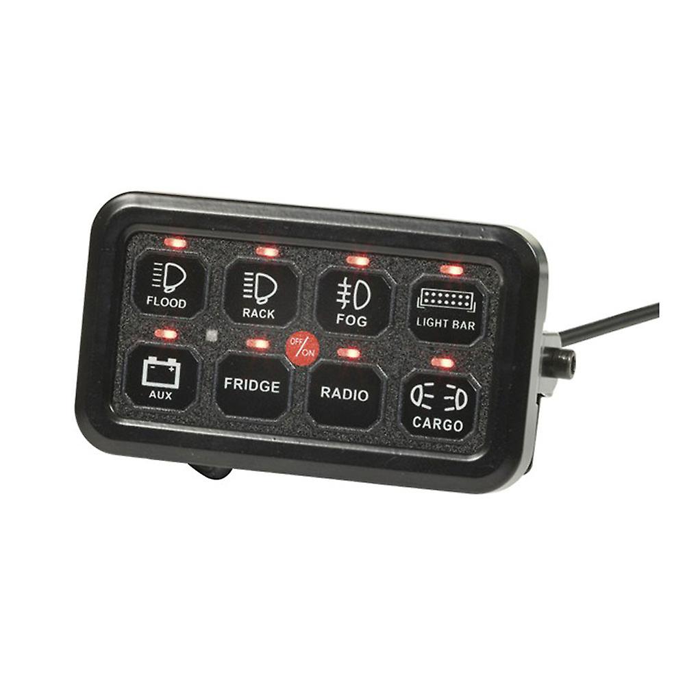 High Quality 8 Way Switch Panel with Voltage Protection 60A Kit Splash Proof