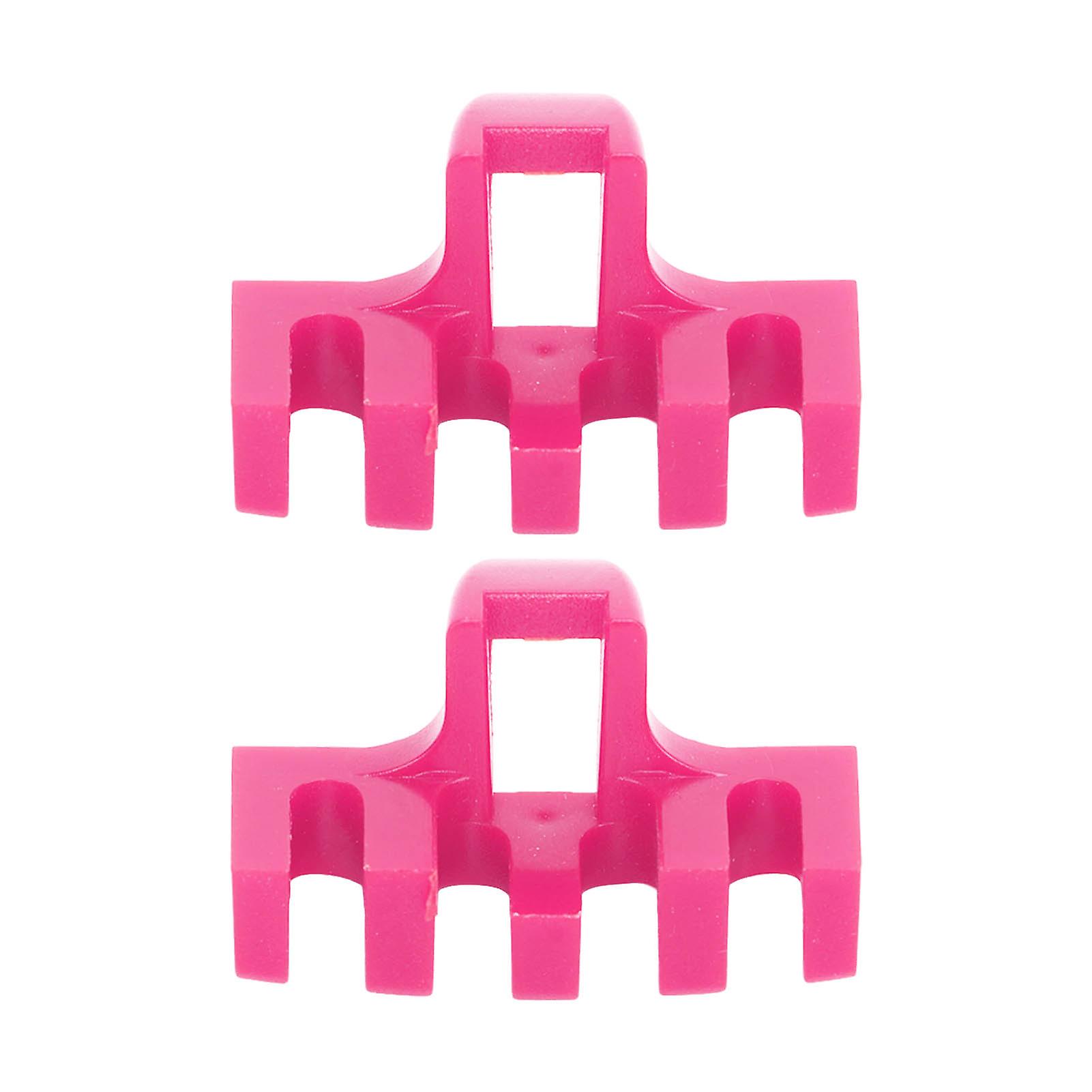 2Pcs Badminton Stringing Racquet Load Spreader Badminton Tennis Racquet Pulling Machine Threading Accessories High Loaded Spreader Protector Pink