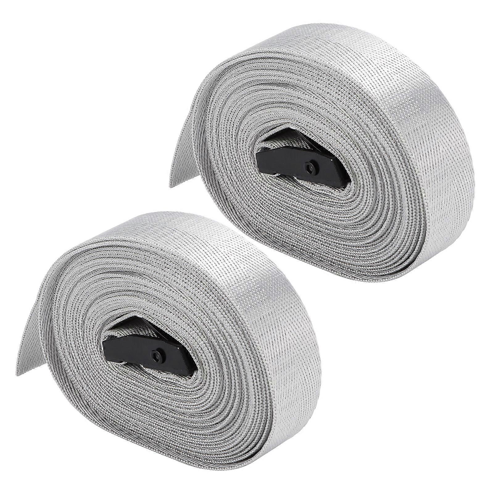 Polyester Fabrics Tie‑Down Ratchet 2Pcs Alloy Ratchet Tie Down Straps Adjustable Lashing Straps Heavy Duty Tensioning Belts Buckle1m/3.3ft Tie‑Down