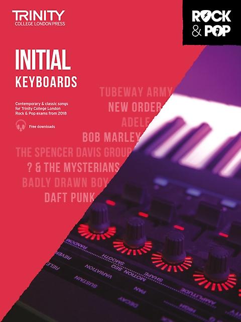 Trinity College London Rock Pop 2018 Keyboards Initial Grade Paperback Book