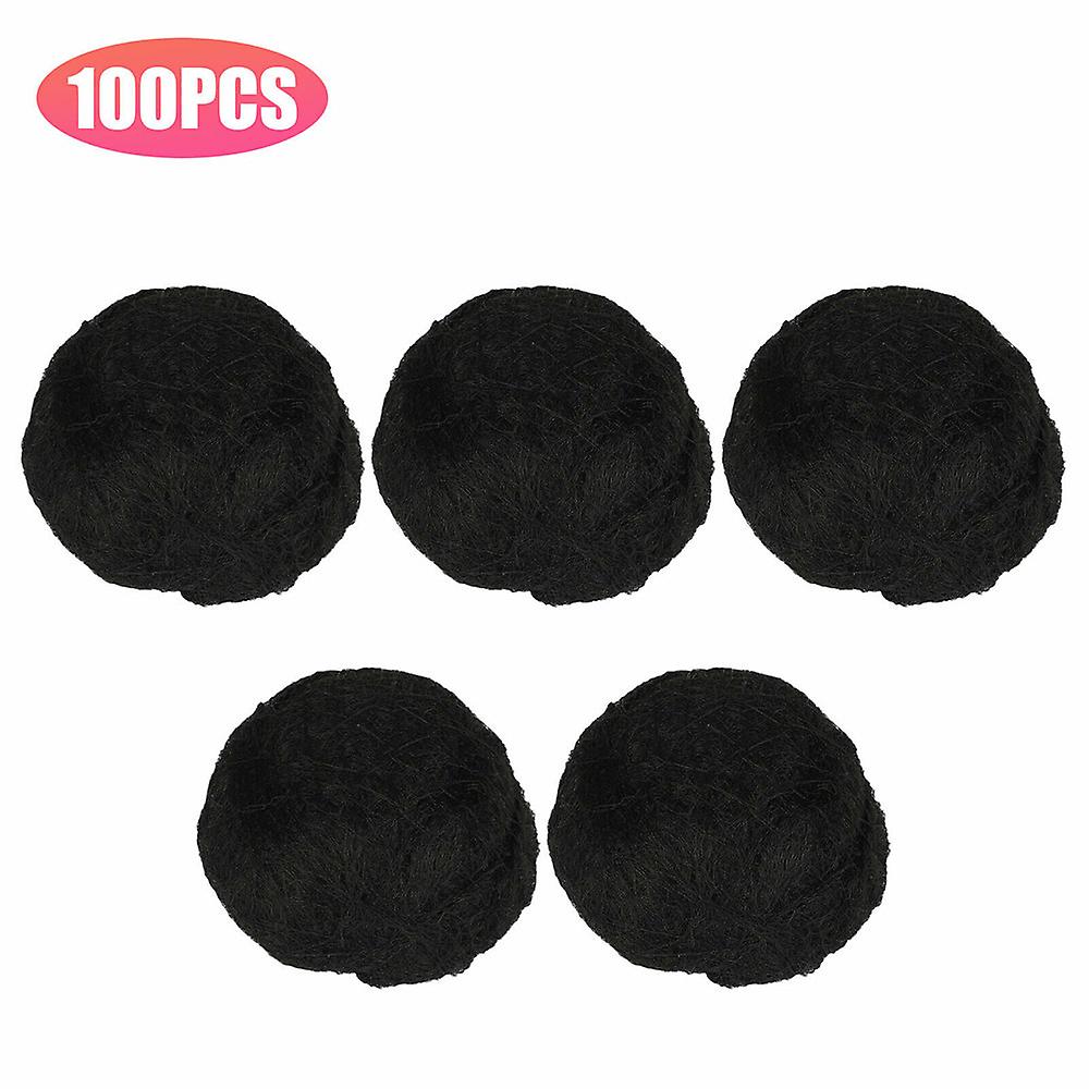 100/200PCS Invisible Hair Nets Bun Cover Elastic Edge Mesh Hairnet Stretch Cap