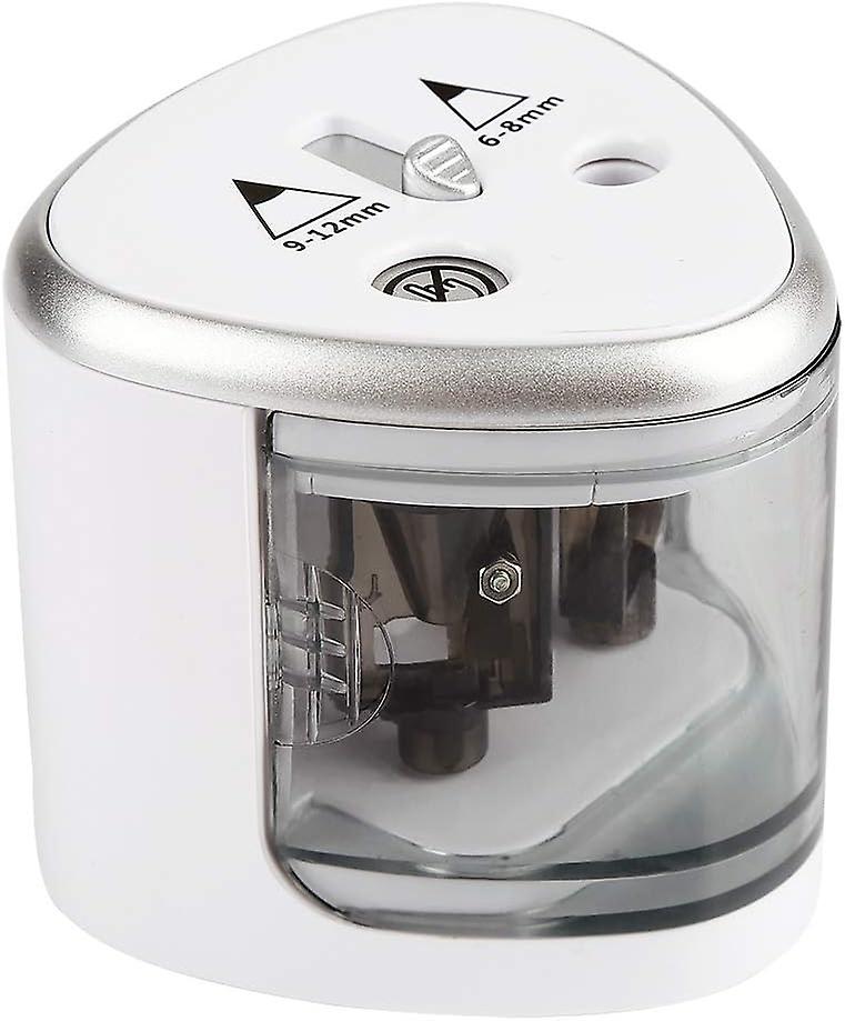 Professional Electric Pencil Sharpener, Battery Operated Double Hole Automatic Pencil Sharpener for