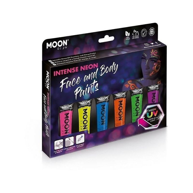 Moon Glow Intense Neon Uv Face Paint Assorted M5366