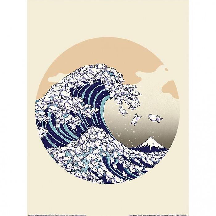 Makapa Wave Of Kawaii Print