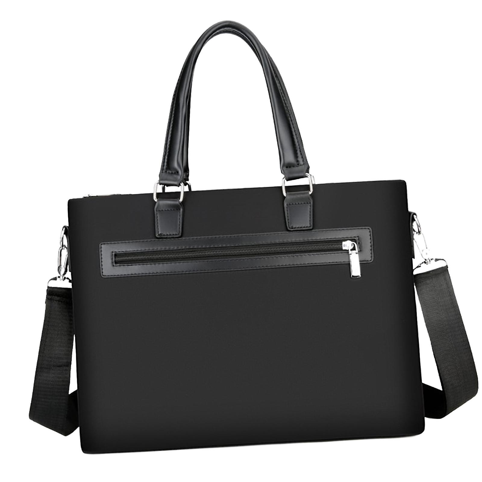 Briefcases for Men Shoulder Bag Nylon Messenger Bag Large Capacity Handbag Computer Briefcase for Work Travel School Business