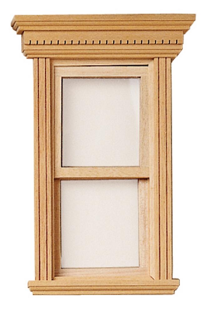 Dolls House Yorktown Non-working Window Miniature Builders Diy 1:12 Scale Wooden