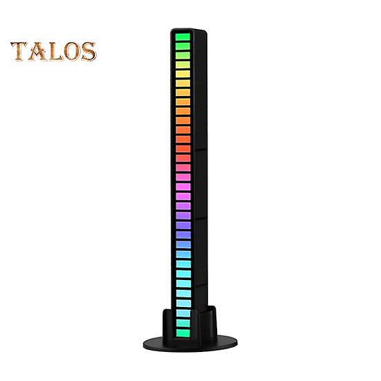 RGB Lamp Music Rhythm Pickup Light Multiple Modes 5 Speeds Battery Operated Desktop Sound Control Lamp Ambient Light