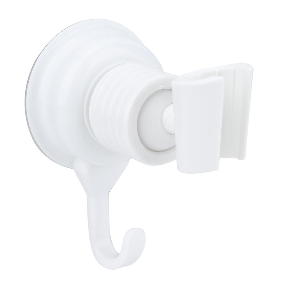 Adjustable Strong Suction Cup Type Bathroom Shower Head Holder Bracket with Hanging Hook