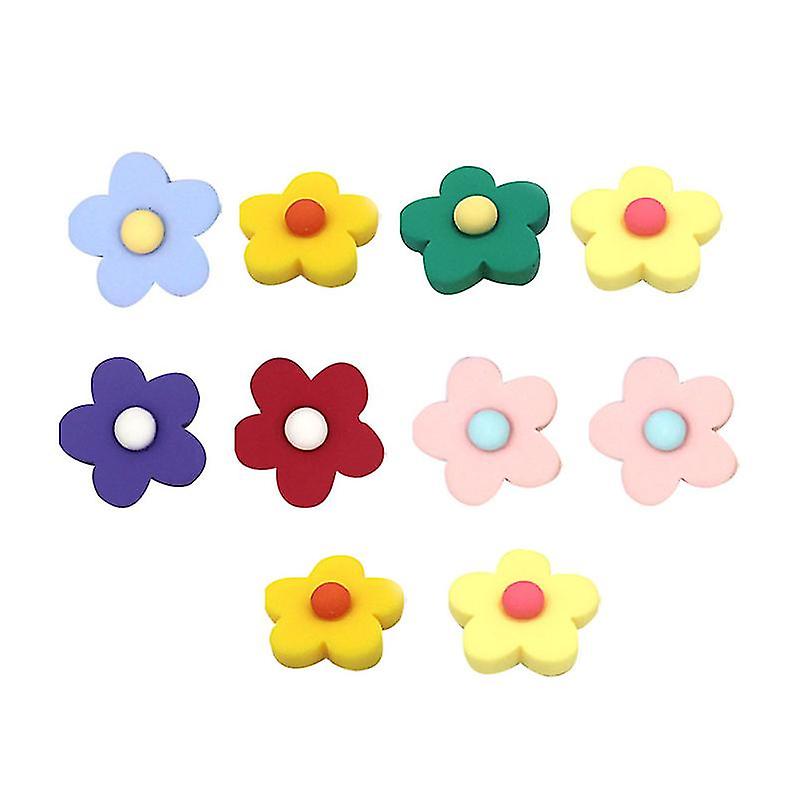 10pcs Flower Fridge Magnets Sticker