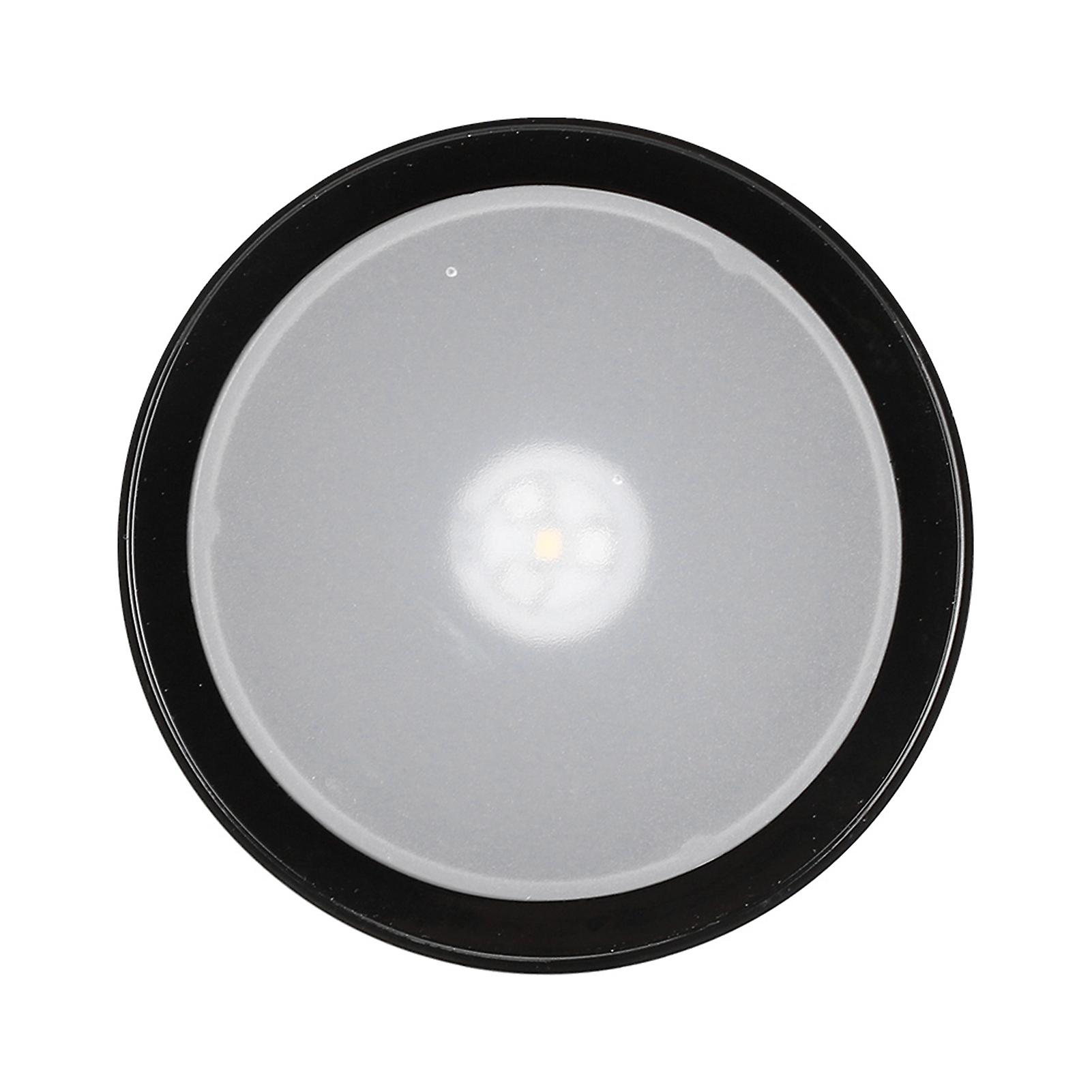 LED Base Crystal Black Flat Touch Multi Mode Colorful White Light 3D Inner Carving Laser Base