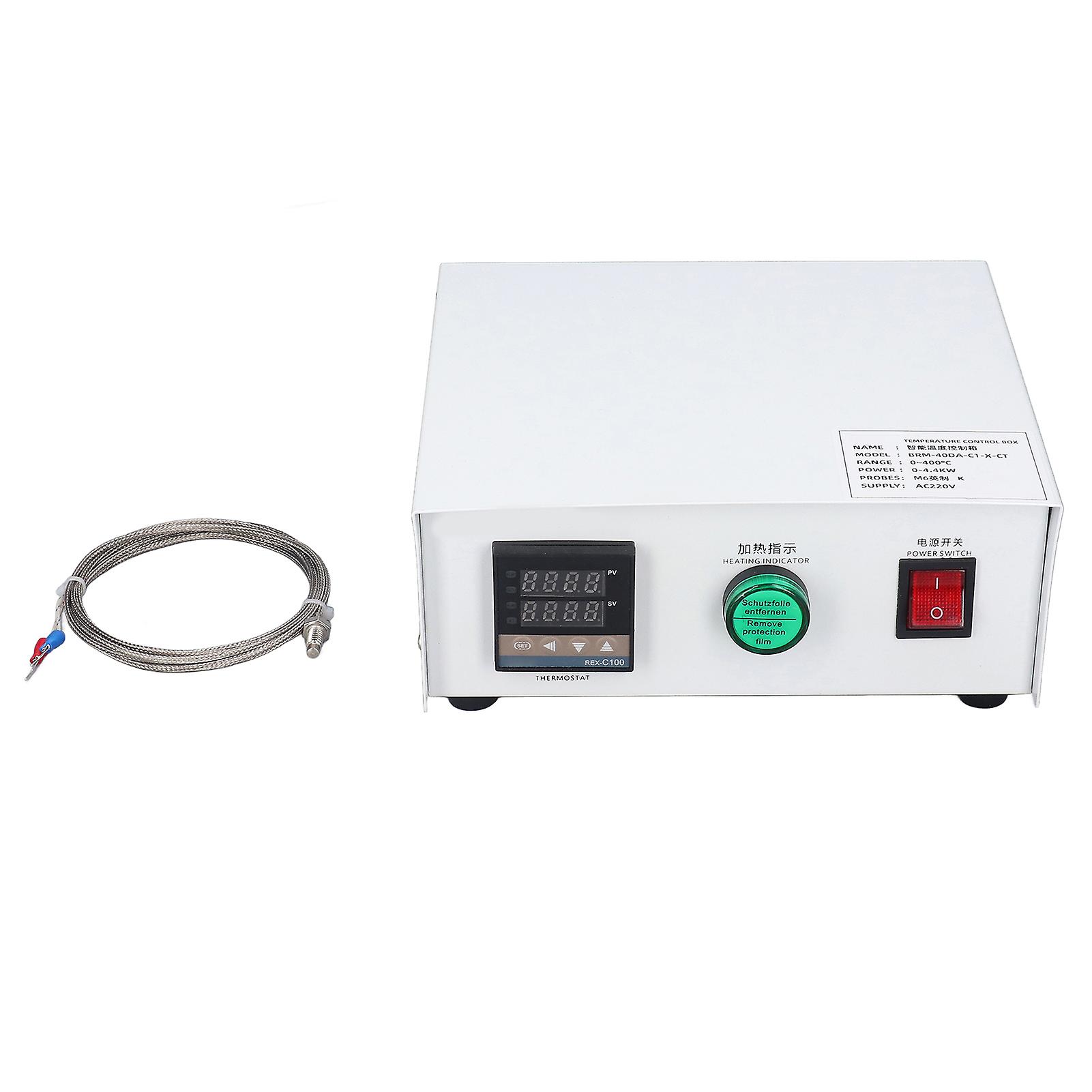PID Temperature Controller Self Tuning Control Box 0~400 Imperial M6 BRM40DAC1XCT AC220V(1meter )
