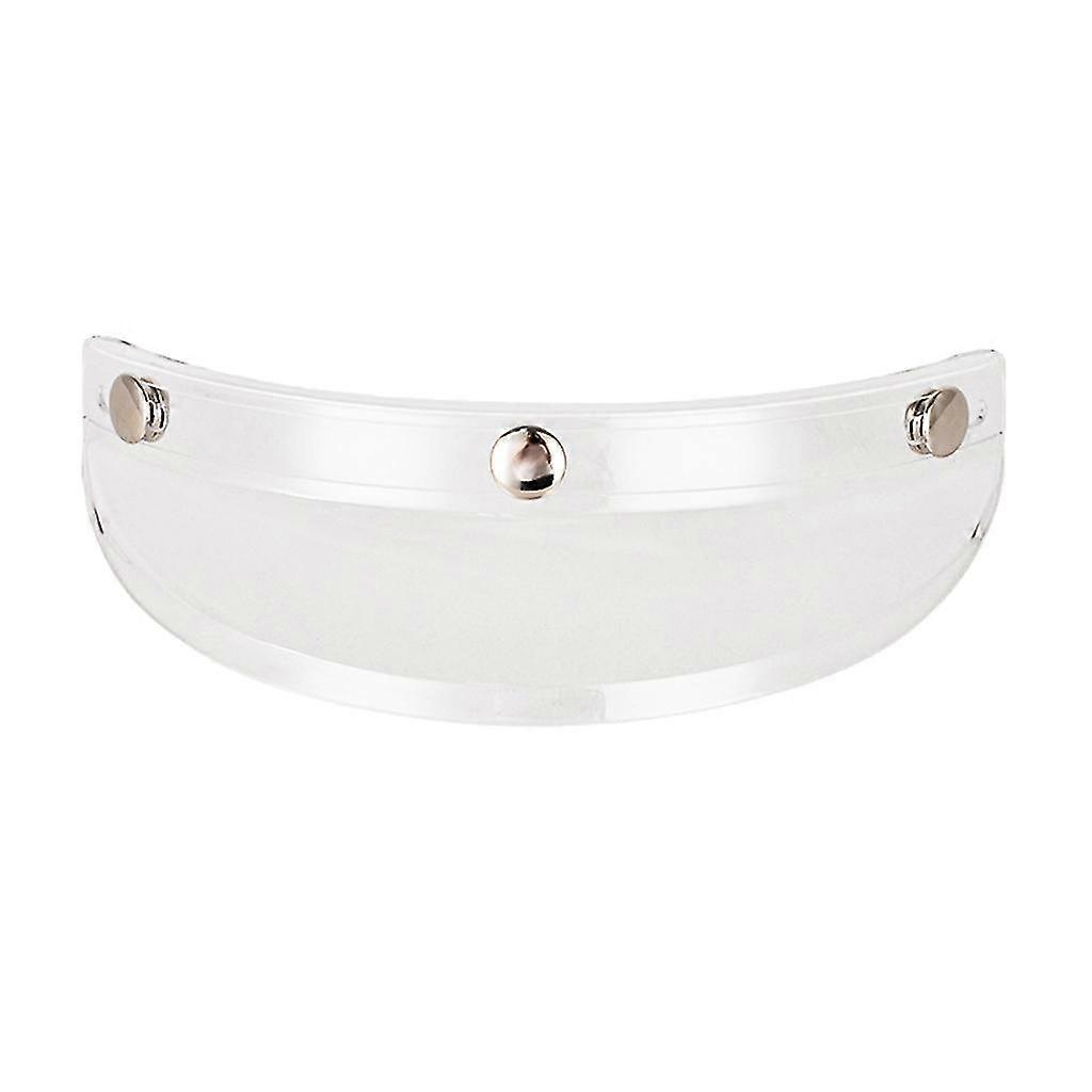Open Face Helmet Sun Shade Protectors 3 Snap-Button Flip UpDown Shield Visor