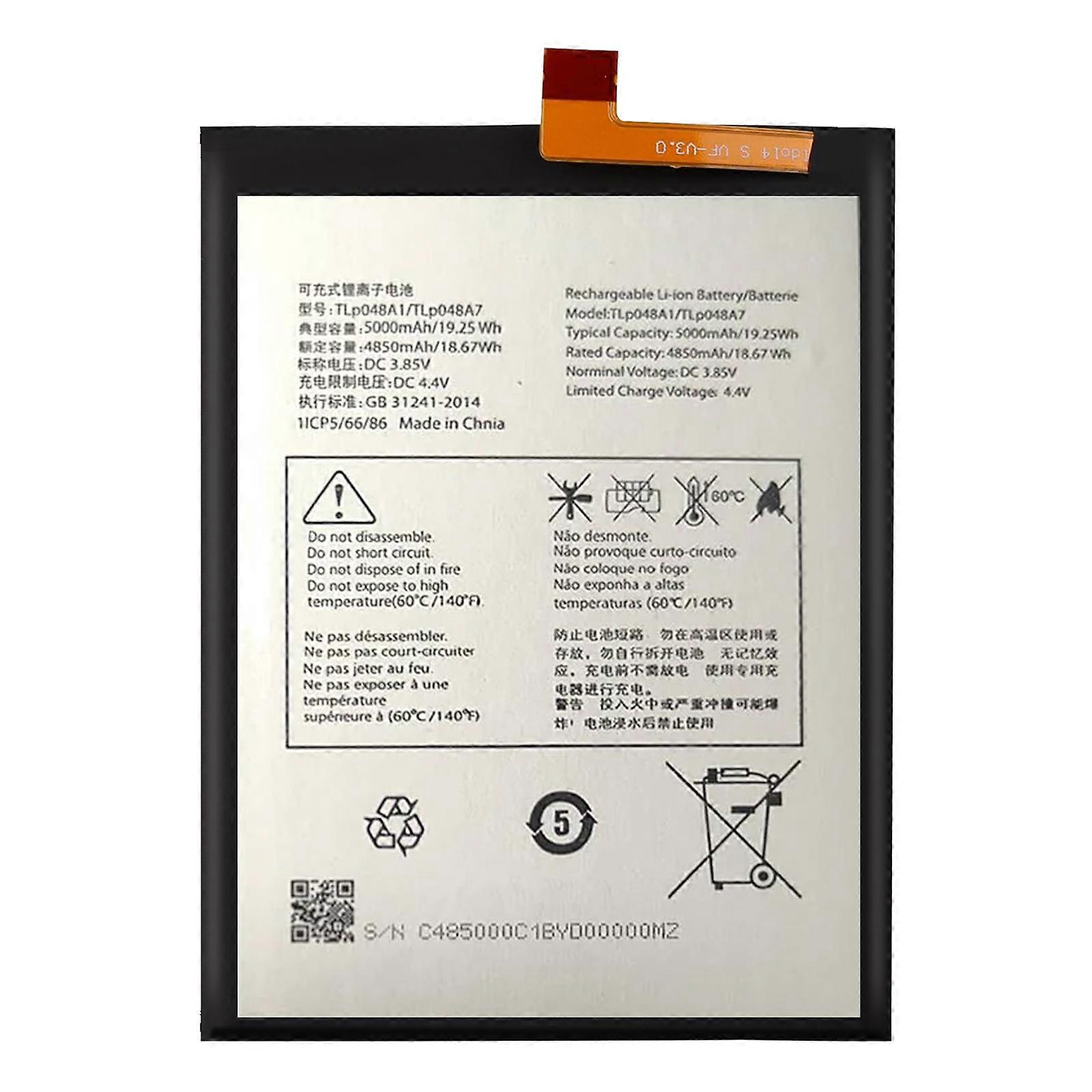 TCL 40R 5000mAh için pil