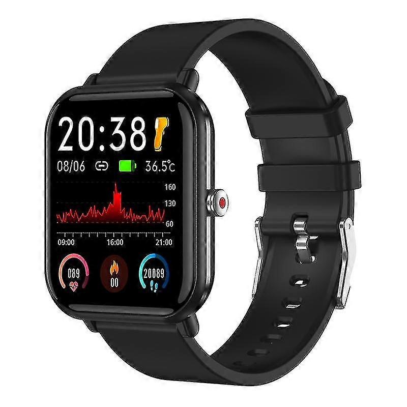 Inteligentny zegarek 1,7-calowy monitor pracy serca Bluetooth Męski sport Fitness Tracker Zegarek na rękę Zegarki damskie