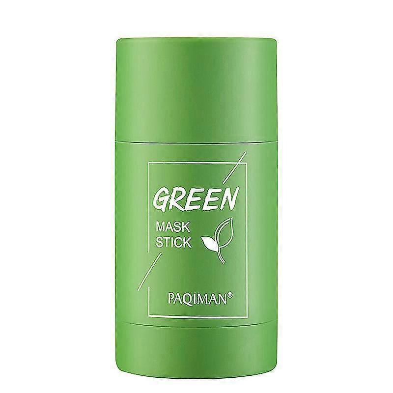 Green Tea Oil Control Solid Cleansing Mask Mud Mask Shrink Pores Moisturizing