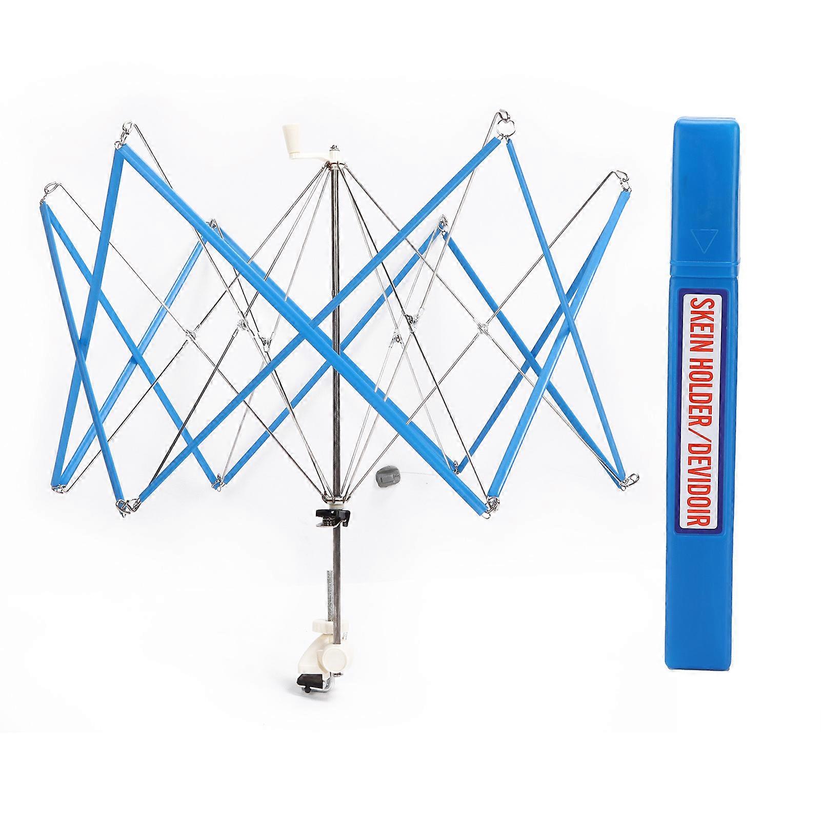 ヤーンワインダーメタルアンブレラスタンドニットハンクツールステンレススチール手動巻線フレーム