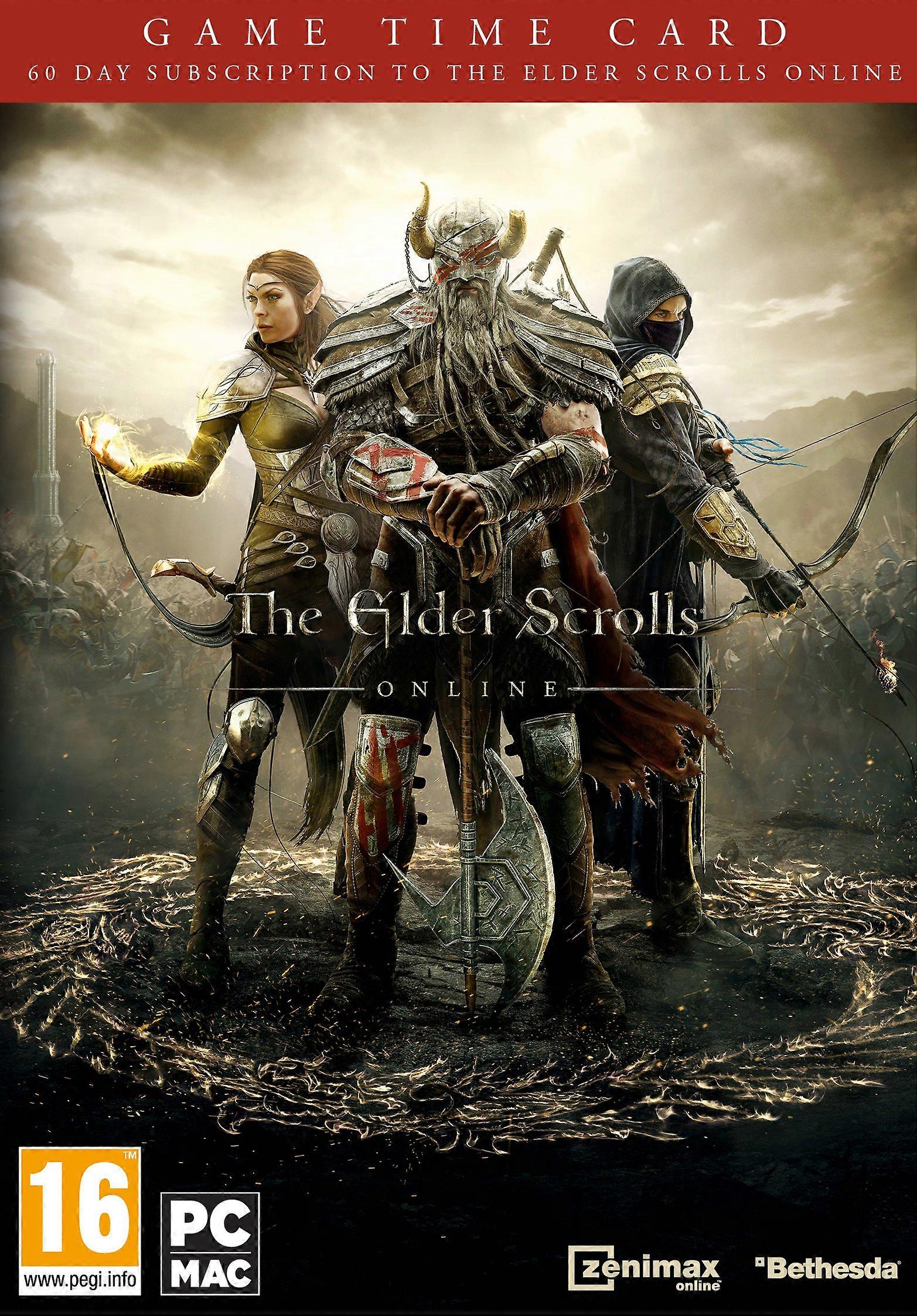 The Elder Scrolls Online - 60 Day Game Time Card (PC DVD) - New & Sealed