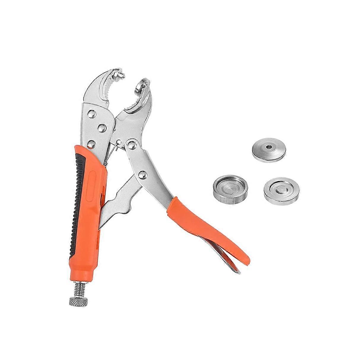 Snap Fastener Kit Adjustable Pliers for Snap Buttons,Snap Fastener Tool Kit with Snap Button Set fo