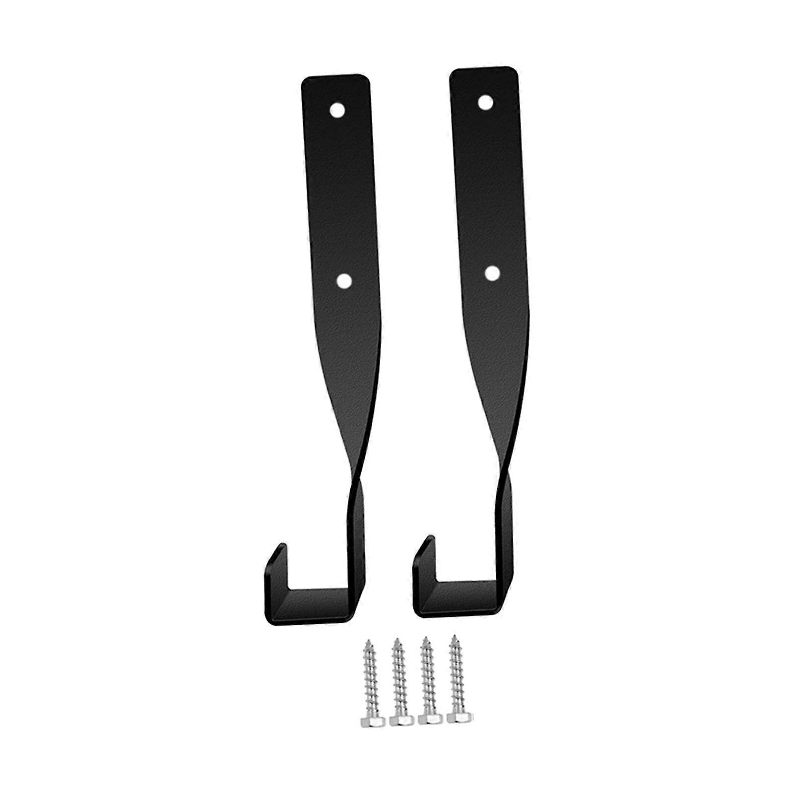 2x Chainsaw Hooks Garden Patio Wall Mount Weed Eater Basements Utility Hooks