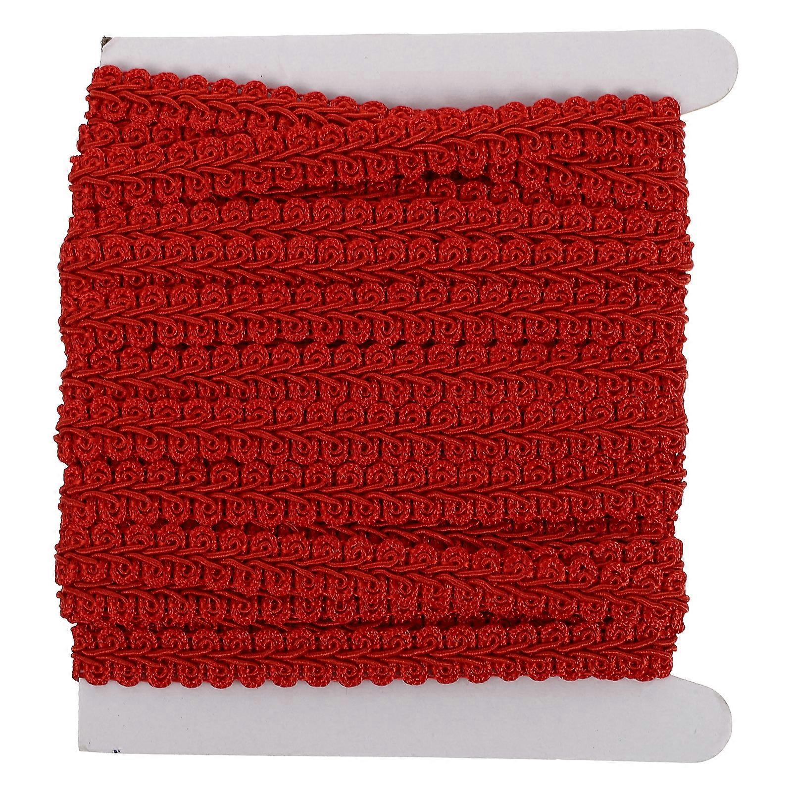 1 Roll Curtain Trim Ribbon DIY Polyester Braid Trim Pelmet Garment Edging