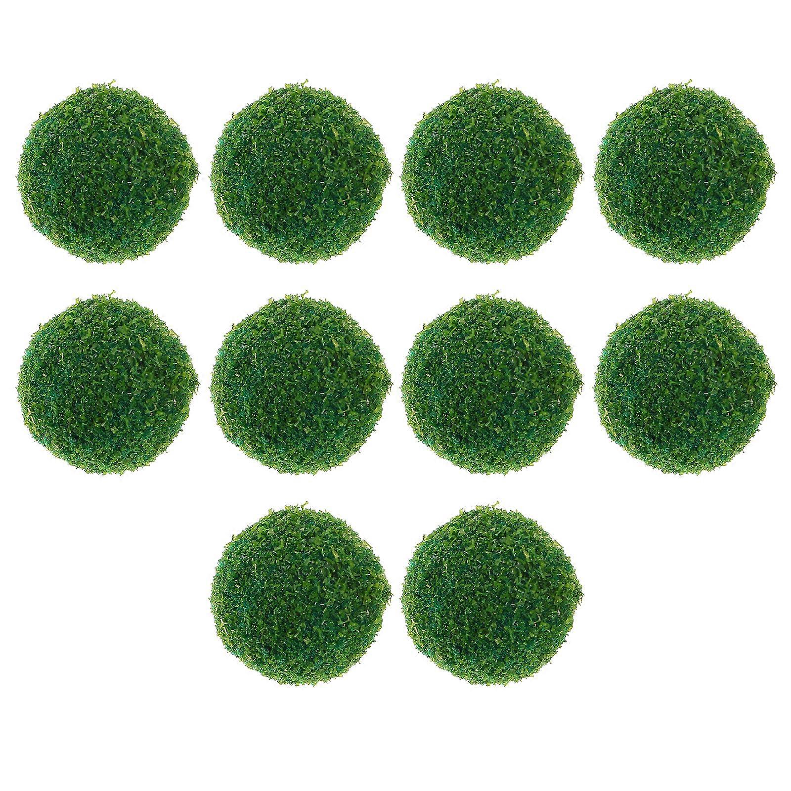 10pcs Miniature Shrub Ball Sand Table Shrub Balls Vegetation Groups Shrubs
