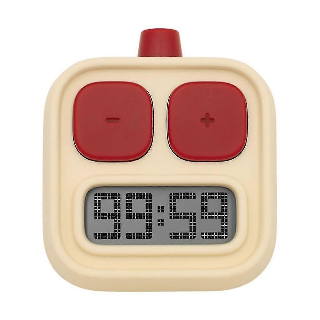 Digital Countdown Magnetic Timer With Lcd Digital Display Hangable Alarm Clock
