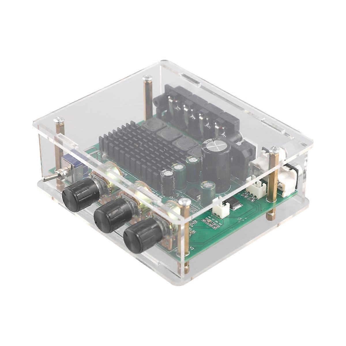 TPA3116D2 Audio Amplifier Board Digital Stereo Amplifier Audio Board 2-Channel 80Wx2 with Shell