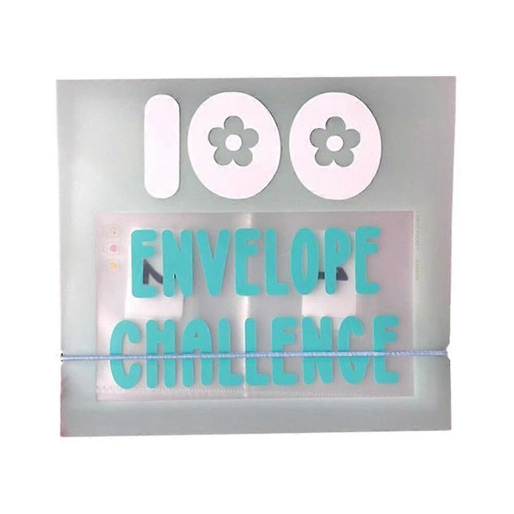 100 Envelopes Money Saving Challenge Binder, A5 Savings Binder With Cash Envelopes, Budget Binder For Planning And Saving, 100days