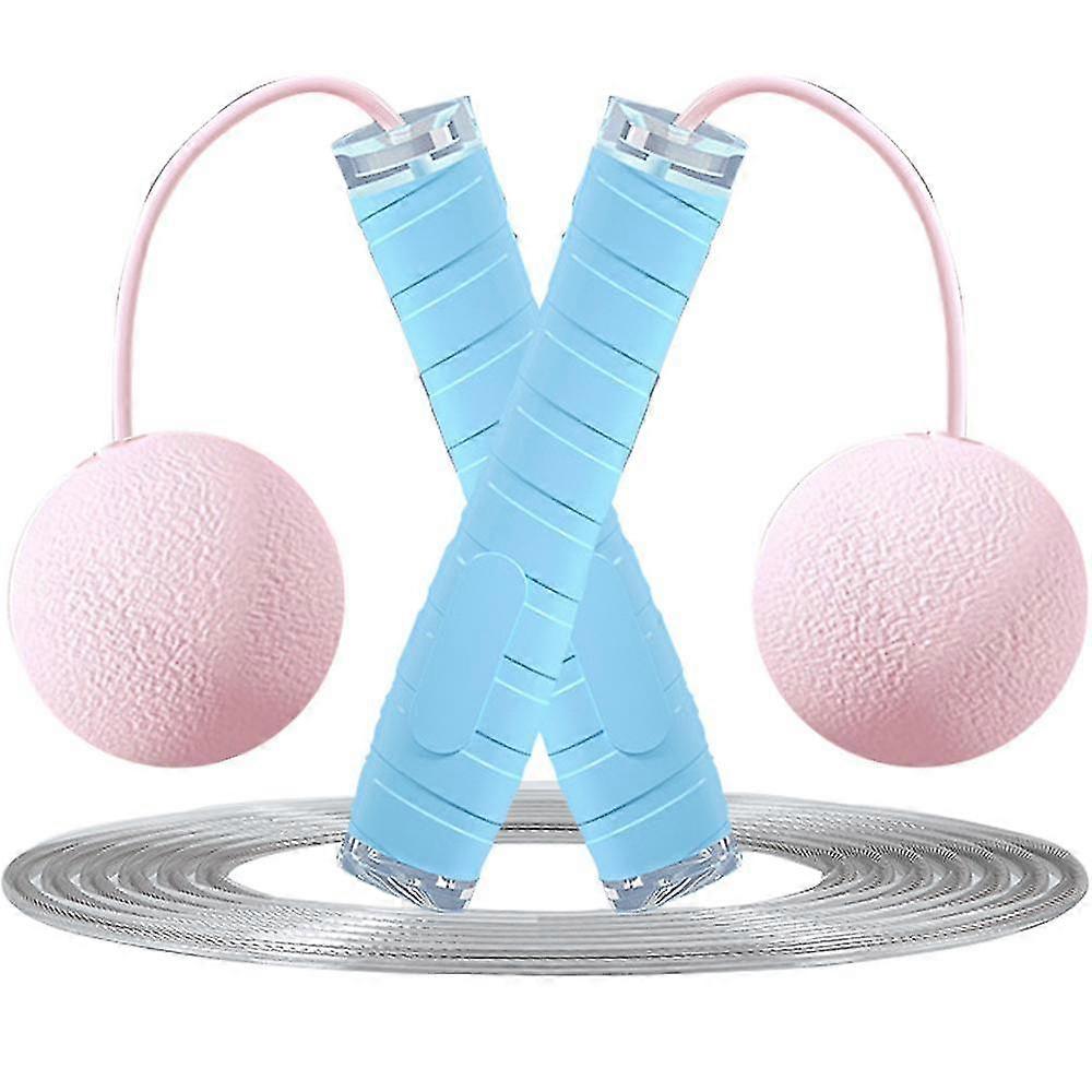 cordless jump rope for fitness, adjustable jump rope for workout, silicone handle with ball bearing