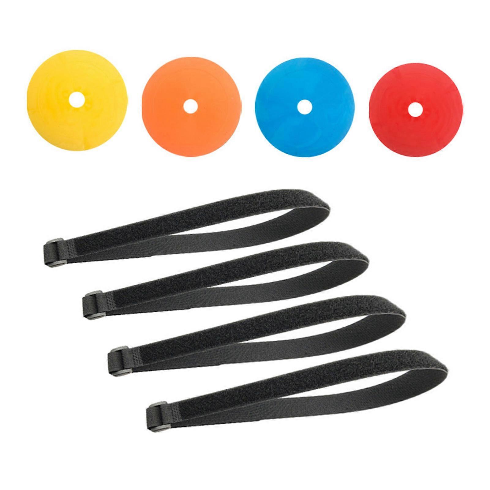 1 Set Football Training Target Discs Adjustable Rope Improving Reactive Agility Football Shoot Accuracy TPE Target Plate Football Practice Equipment