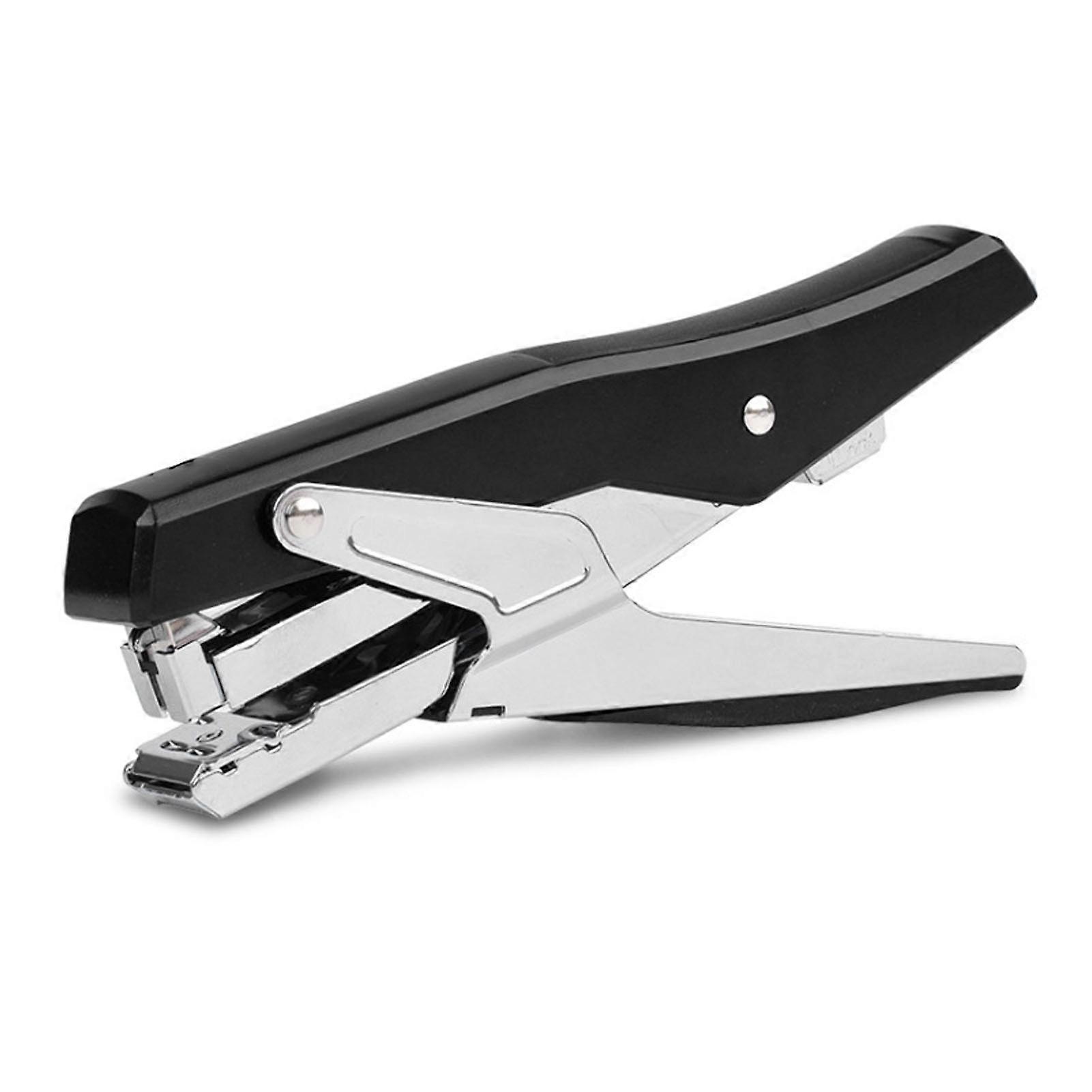 Handheld Stapler Effort Saving Portable Versatile Desktop Plier Stapler Fort Home School Office Black