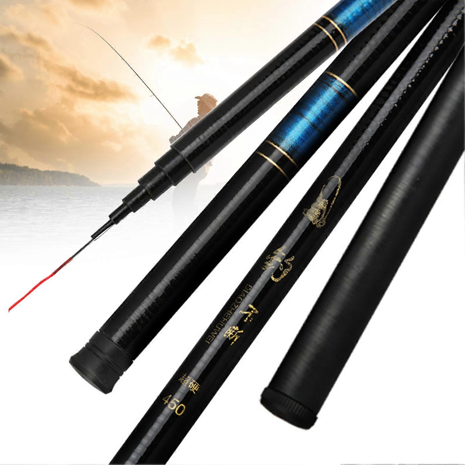 Short Fishing Stream Rod for Carp Anti-lock Groove Fishing Rod for River Pond Fishing Using