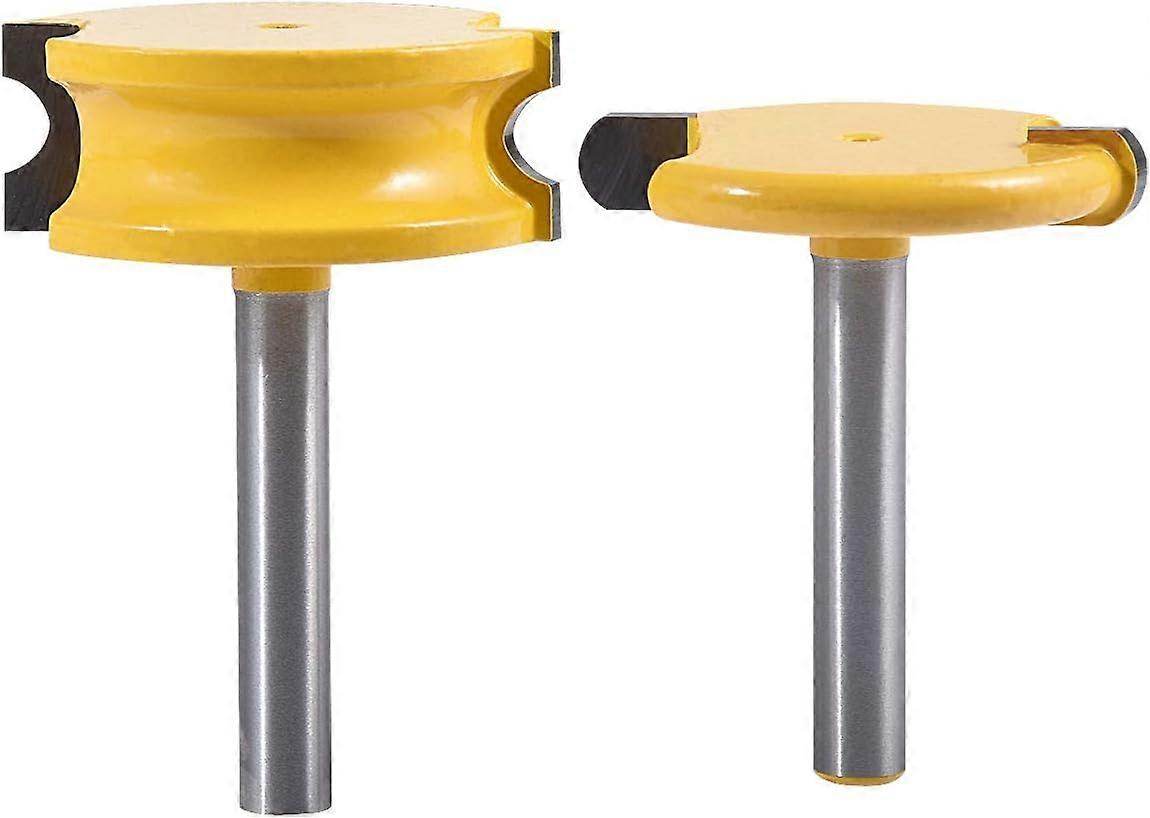 Canoe Flute and Bead Bit Set with 1/4" Wood Router Bit (1/4", 1.5" Width),2024 Ping