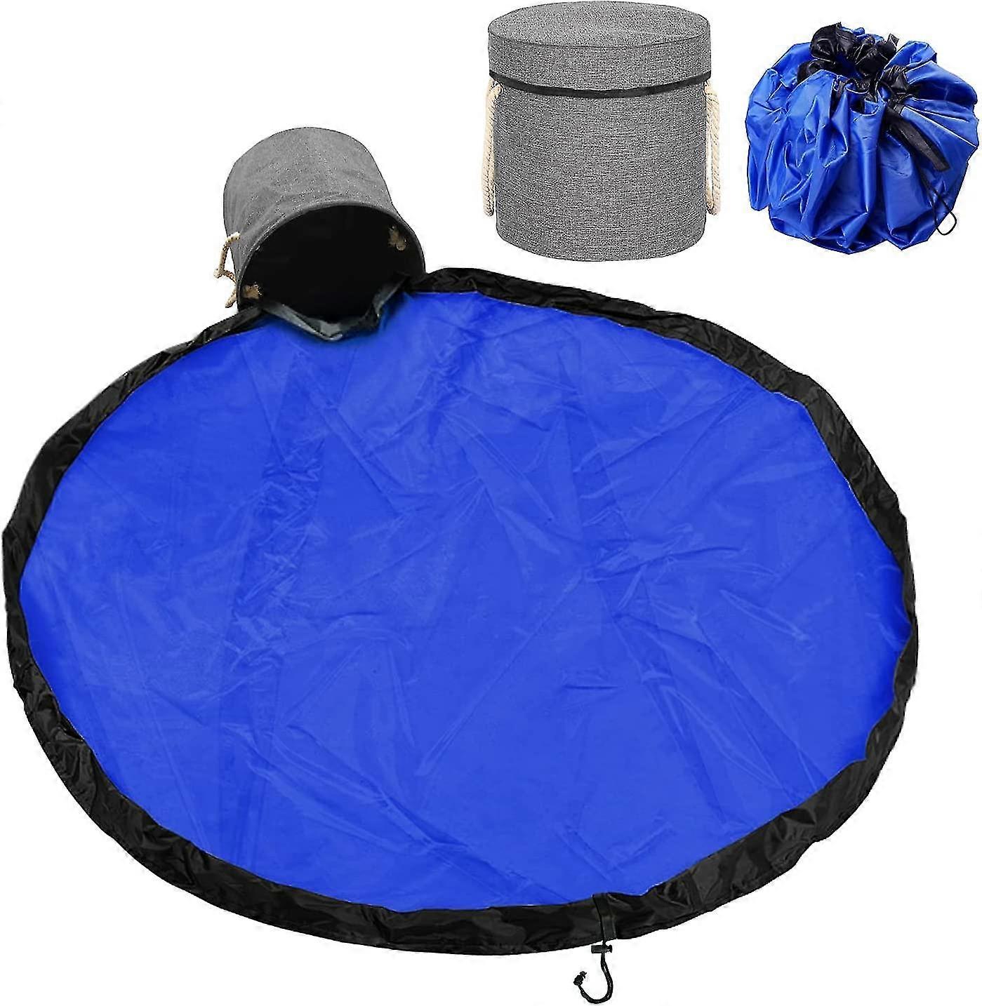 Kids Toy Storage Bag,2 In 1 Detachable Kids Play Mat And Toy Organizer 59 Inch Foldable Play Mat For Kids Baby