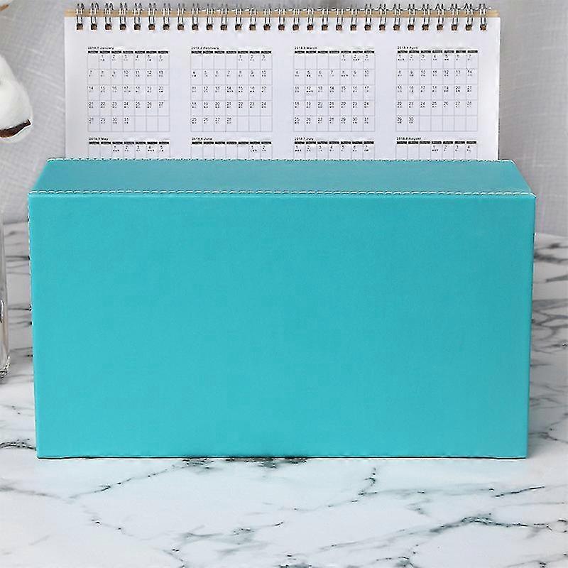 Large Mint Blue Tissue Box