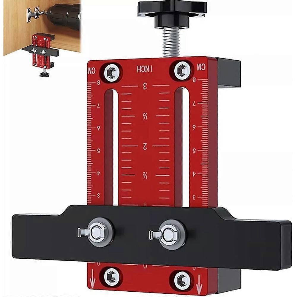 Cabinet Door Installation Positioner Jig for Effortless Hardware Woodworking