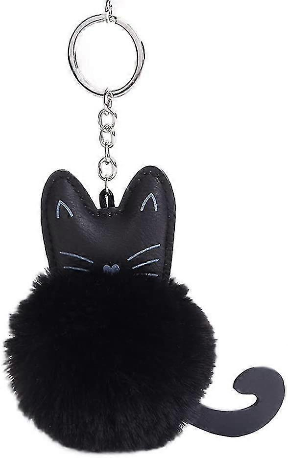 Soft And Fluffy Cat Key Ring