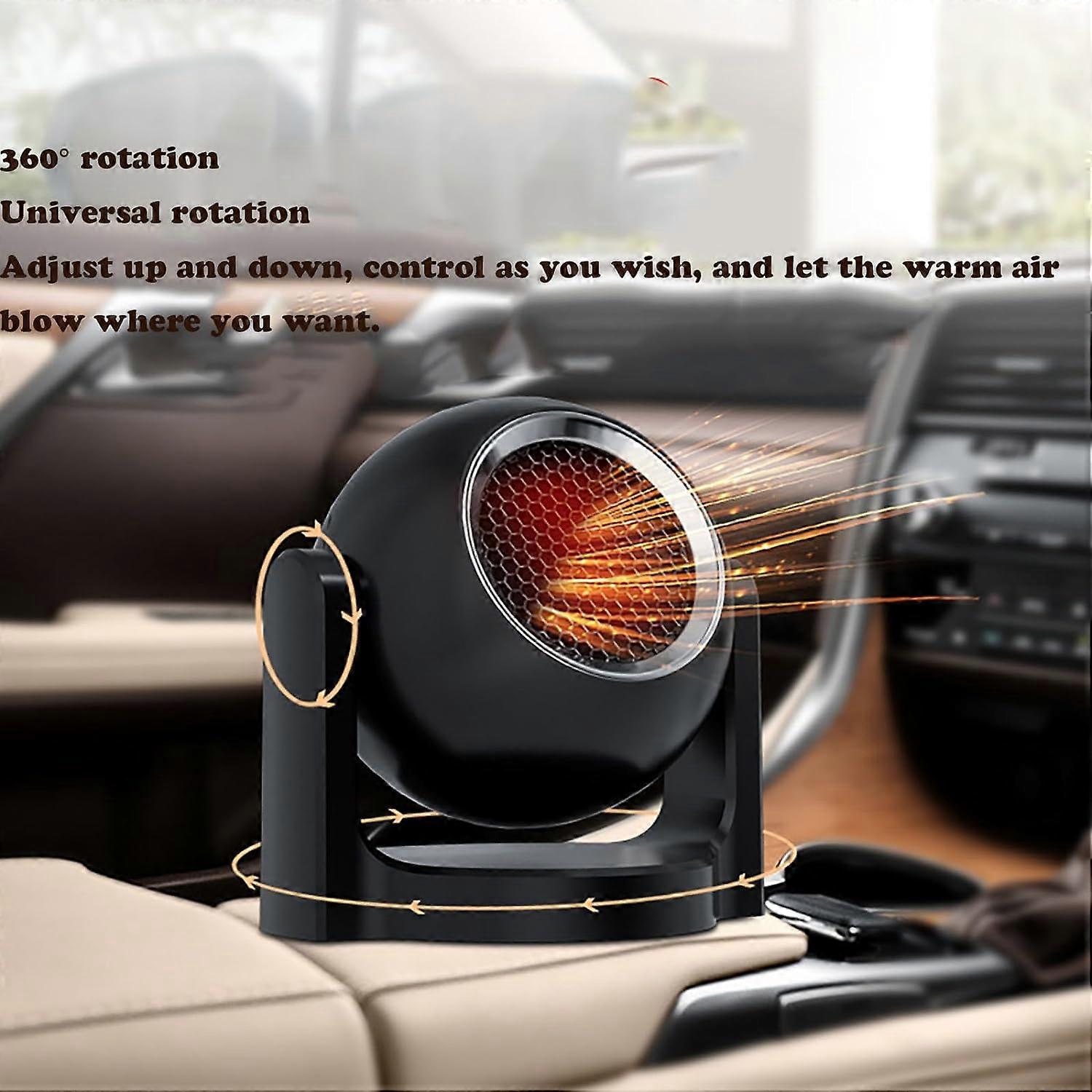 Portable Car Heater, 2023 Upgrade Auto Heater Fan, Car Defogger, Fast ...
