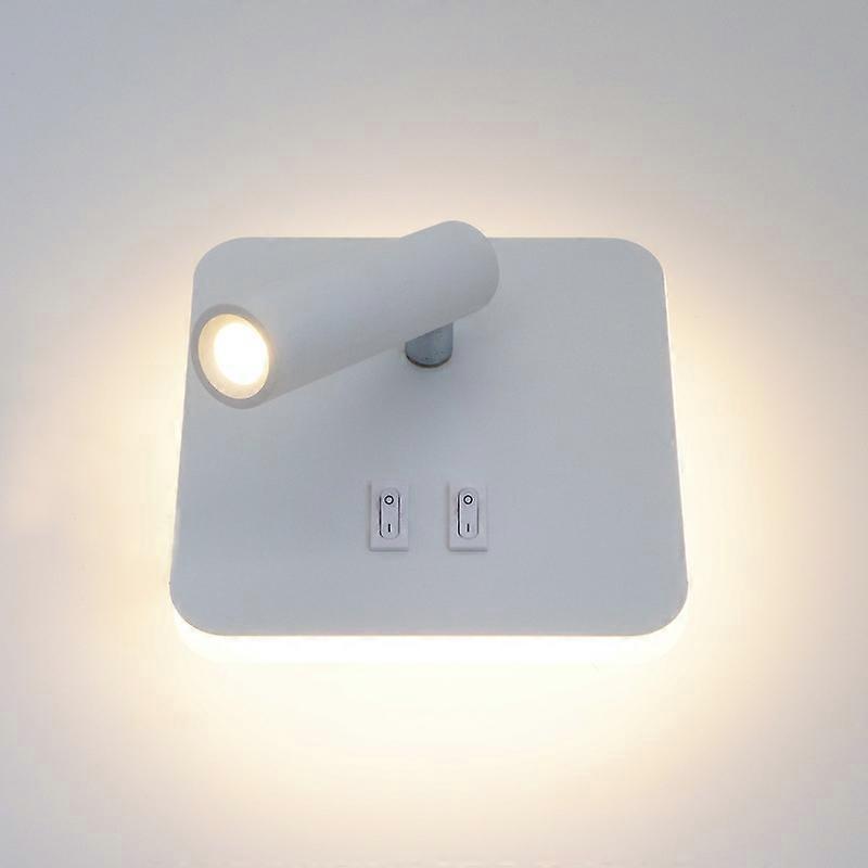 LED Wall Light, Bedside Reading Light with Switch, Adjustable Mood Lighting for Bedroom