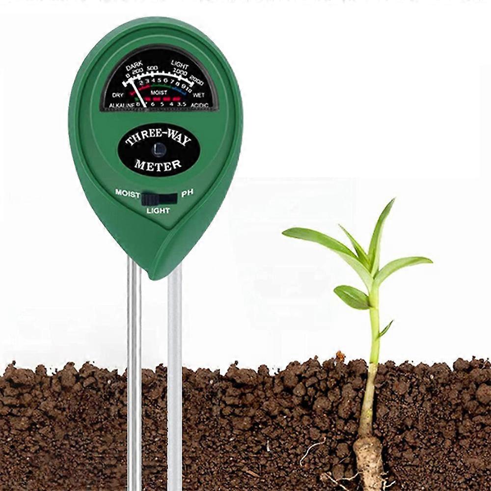 Soil Tester Kit, 3 in 1 Soil Tester Moisture Meter, Light and pH Acidity Tester, for Flowers/Grass/Plant/Garden/Farm/Lawn