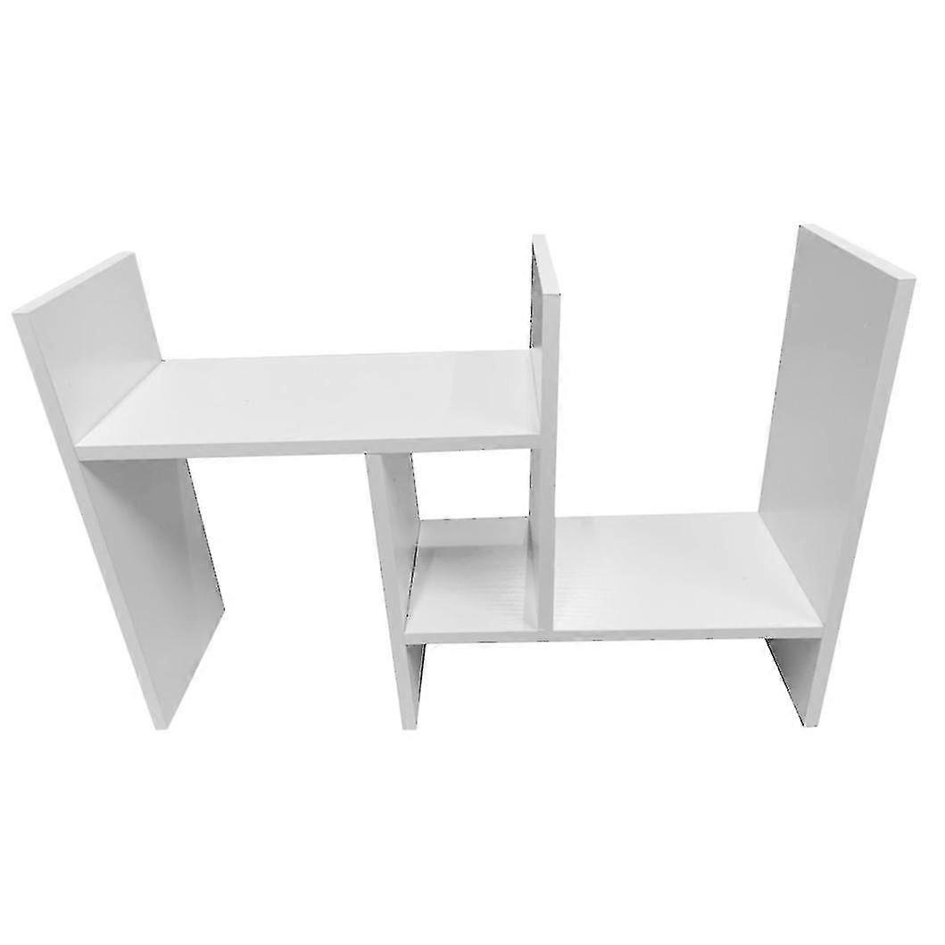 Multipurpose Table Rack Tabletop Rack Adjustable Wood Display Shelf