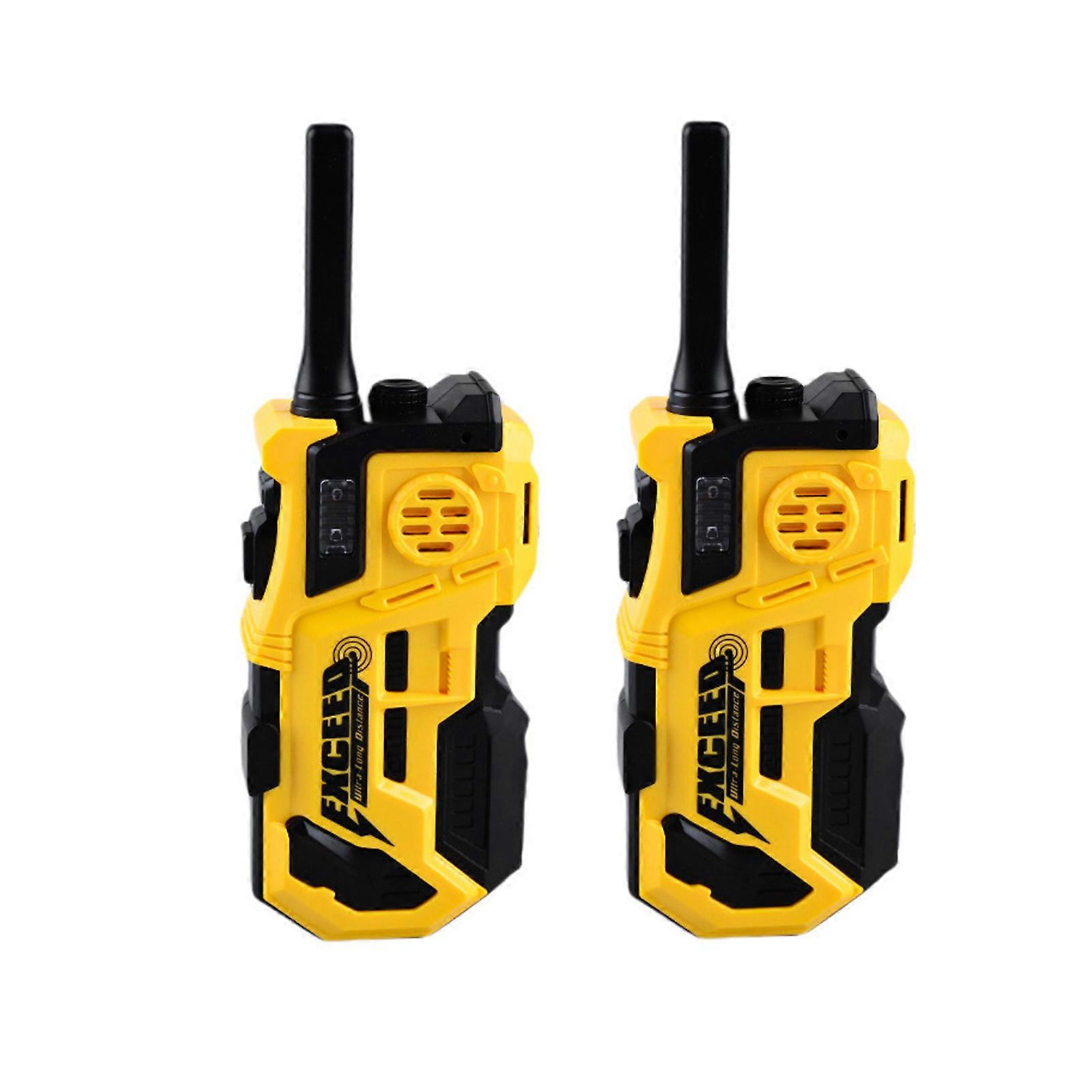 2Pcs Kids Voice Intercom Toy Outdoor Hiking 2 Way Radio Gift for 3-6 Year Old Boy Girl Long Range 200m Anti-Drop Birthday Gifts