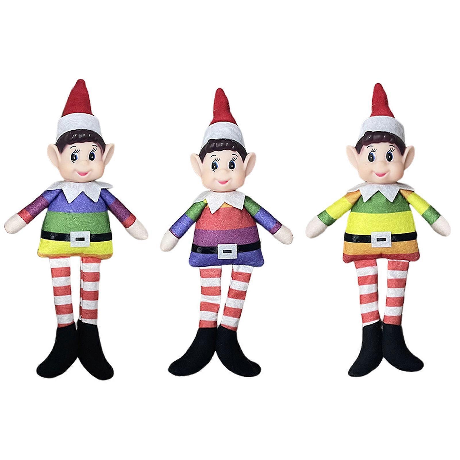 Christmas Ornaments Christmas Elf Doll Plush Hanging Create a Festive Atmosphere with Durable Lightweight Christmas Tree Decorations