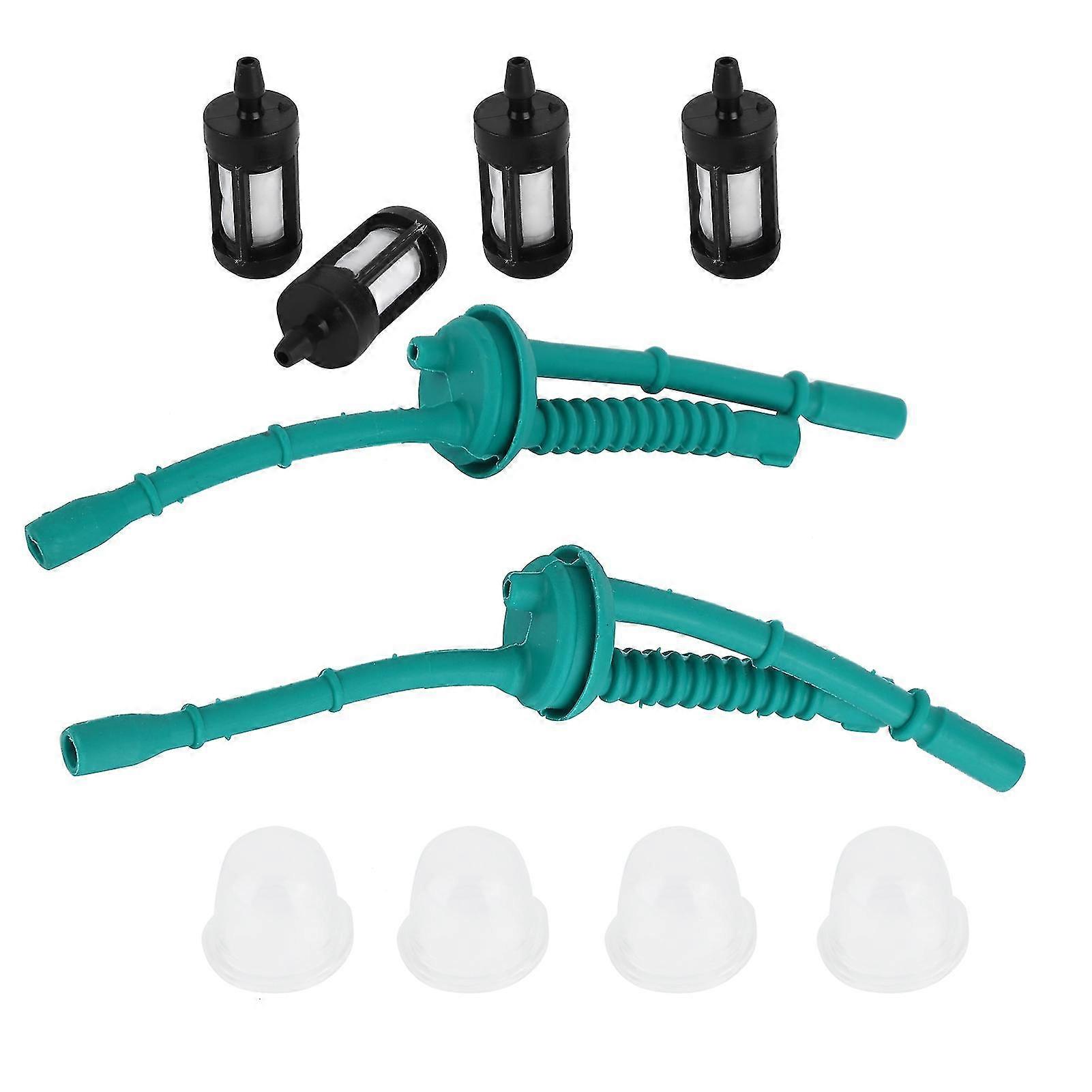 Fuel Line Filter Primer Bulb Set Replacement Garden Machine Chainsaw Accessories