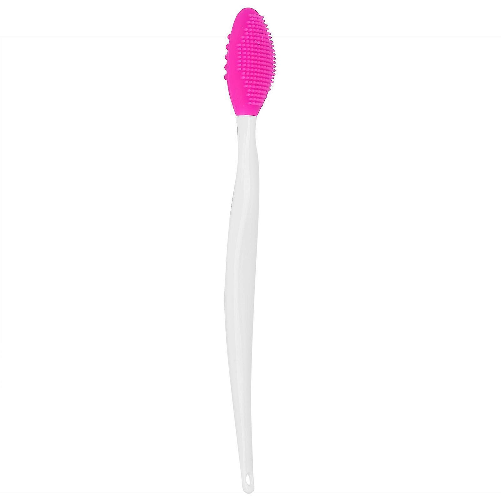 Soft Silicone Nose Cleansing Brush Deep Cleaning Double Sided Exfoliating Lip BrushRose Red