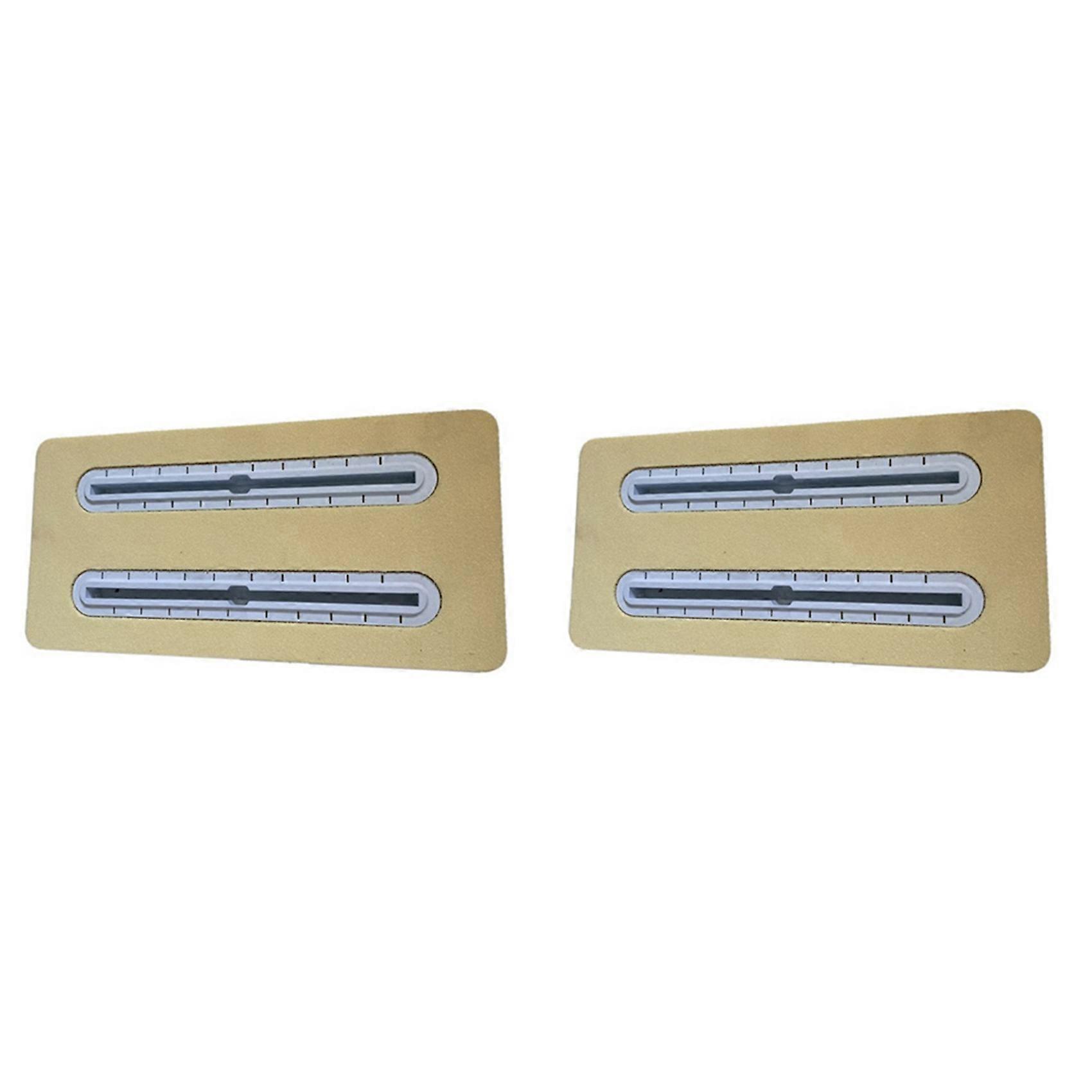 2X Hydrofoil Rail Box Ride Engine Foil Mount Track Box Pvc Foam Hydrofoil Box (bianco)