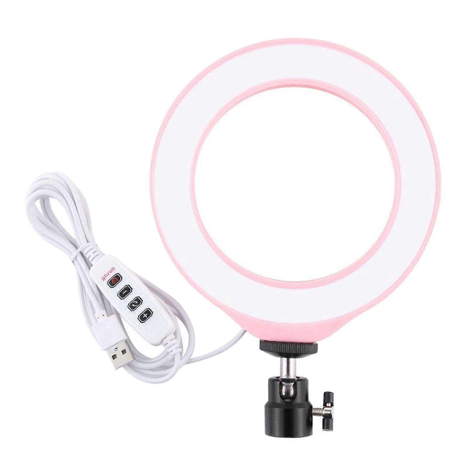 Selfie Three Color Temperatures Ring Light USB Powered for Vlogging Video 6.2 inch Ring Light